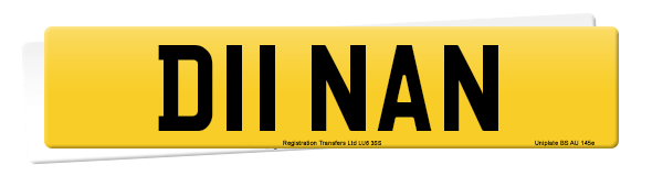 Registration number D11 NAN